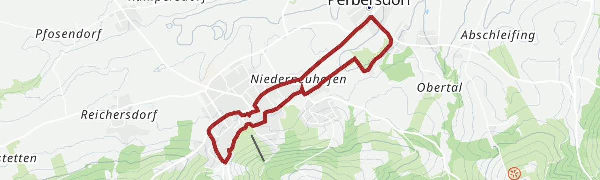 Route map: Wiege Österreich Spazierweg